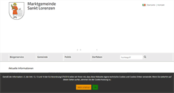 Desktop Screenshot of gemeinde.stlorenzen.bz.it