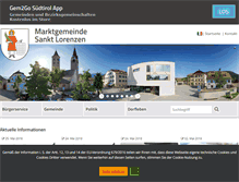 Tablet Screenshot of gemeinde.stlorenzen.bz.it